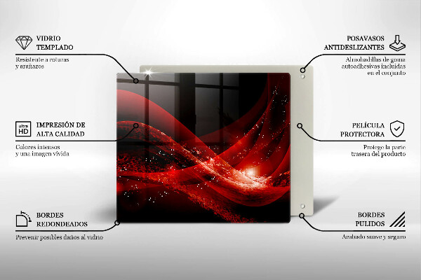 Cache plaque de cuisson Abstraction moderne