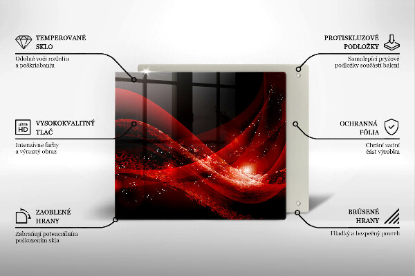 Cache plaque de cuisson Abstraction moderne