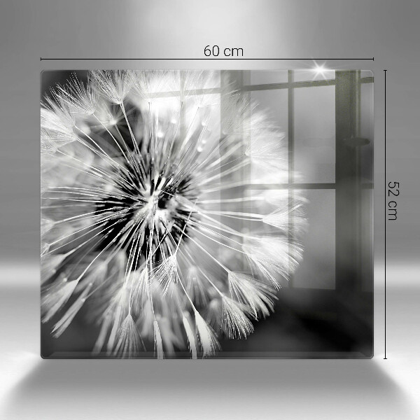 Cache plaque de cuisson Un pissenlit délicat