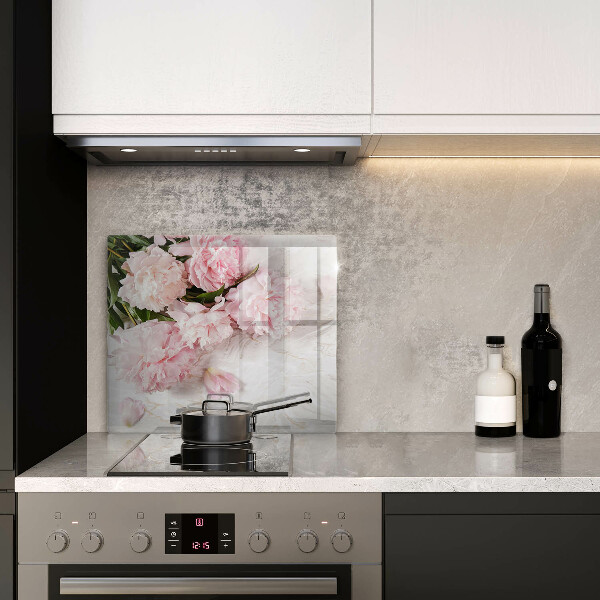 Cache plaque de cuisson Fleurs de roses délicates