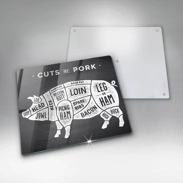 Protection plaque induction Viande de porc porc