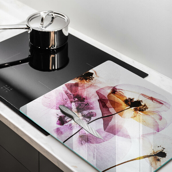 Protection plaque induction Fleurs délicates