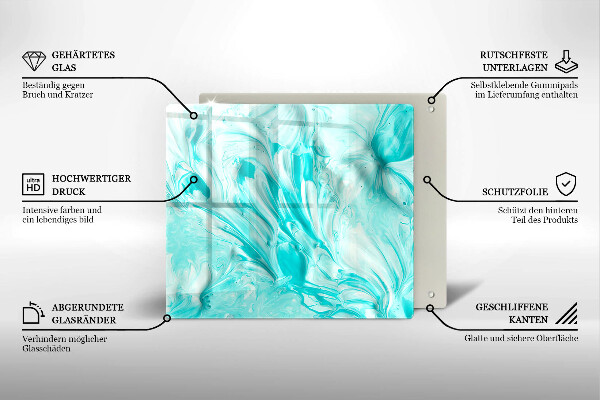 Protection plaque induction Peintures abstraites
