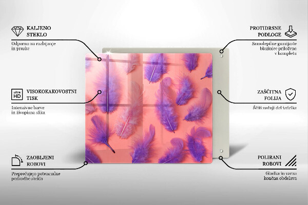 Protection plaque induction Plumes moelleuses