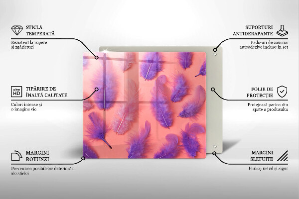 Protection plaque induction Plumes moelleuses