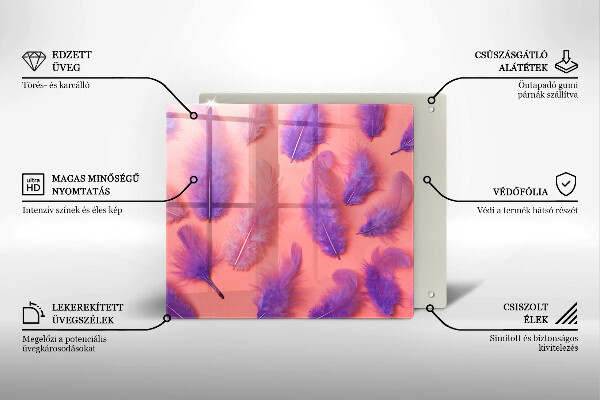 Protection plaque induction Plumes moelleuses