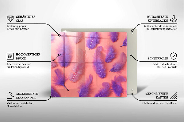 Protection plaque induction Plumes moelleuses