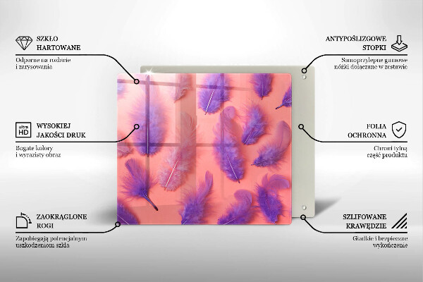 Protection plaque induction Plumes moelleuses
