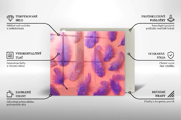 Protection plaque induction Plumes moelleuses