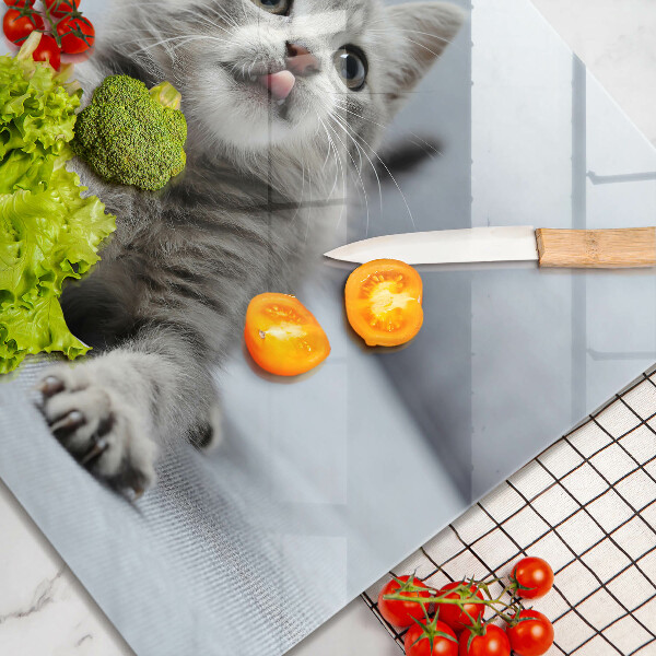 Cache plaque de cuisson Petit chaton mignon