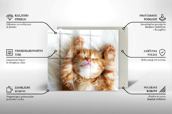 Cache plaque de cuisson Petit chaton mignon