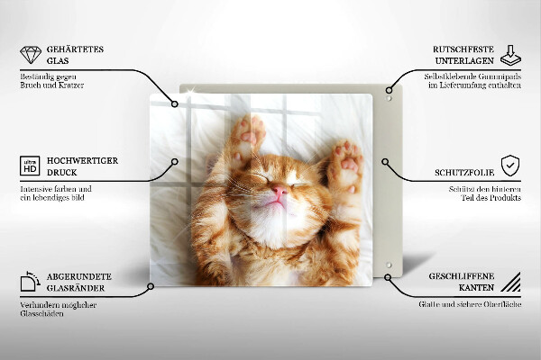 Cache plaque de cuisson Petit chaton mignon