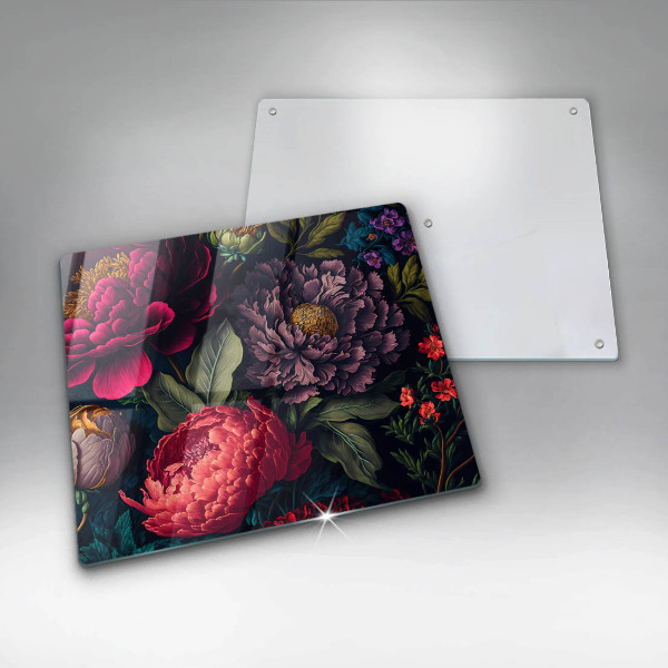 Protection plaque induction Belles fleurs