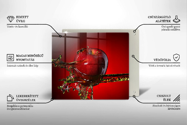 Cache plaque de cuisson Pommes dans l'eau