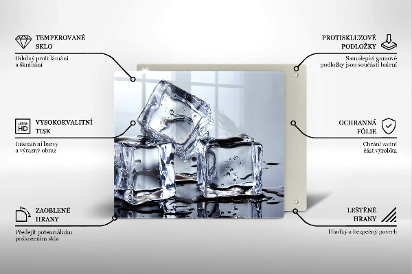 Cache plaque de cuisson Glaçons