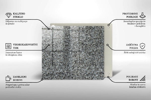 Cache plaque de cuisson Texture de pierre