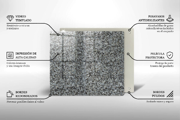 Cache plaque de cuisson Texture de pierre