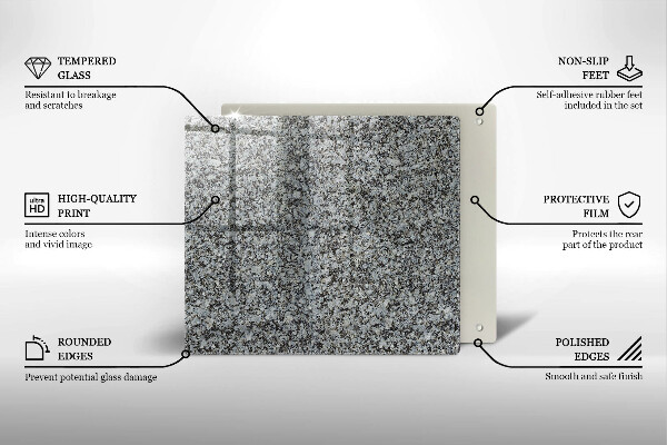 Cache plaque de cuisson Texture de pierre