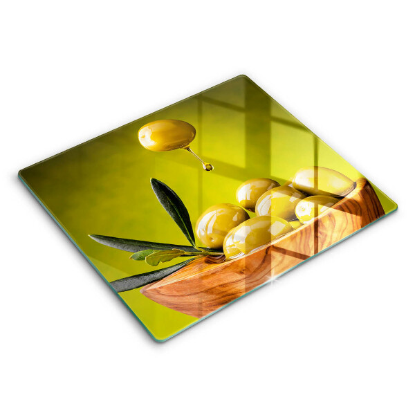 Cache plaque de cuisson Olives savoureuses