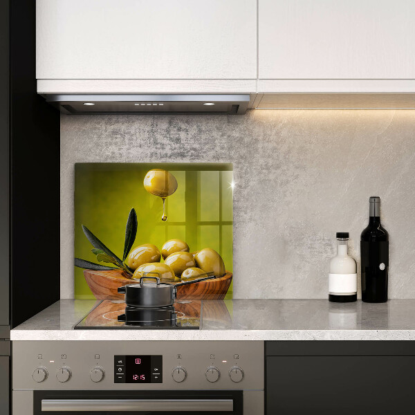 Cache plaque de cuisson Olives savoureuses