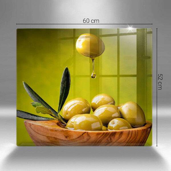 Cache plaque de cuisson Olives savoureuses