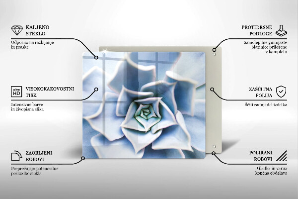 Cache plaque de cuisson Plante à fleurs