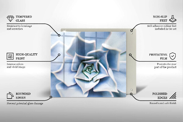 Cache plaque de cuisson Plante à fleurs