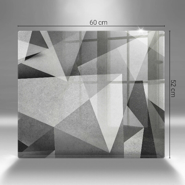 Cache plaque de cuisson Abstraction concrète et nette