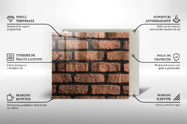 Protection plaque induction Mur de briques