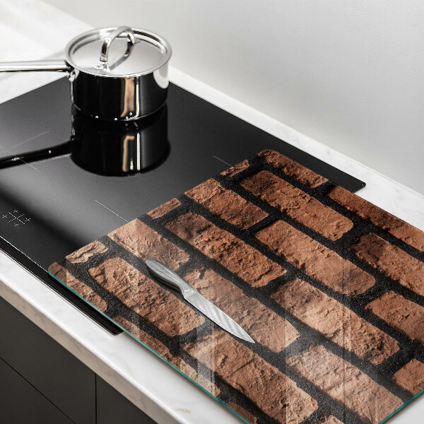 Protection plaque induction Mur de briques