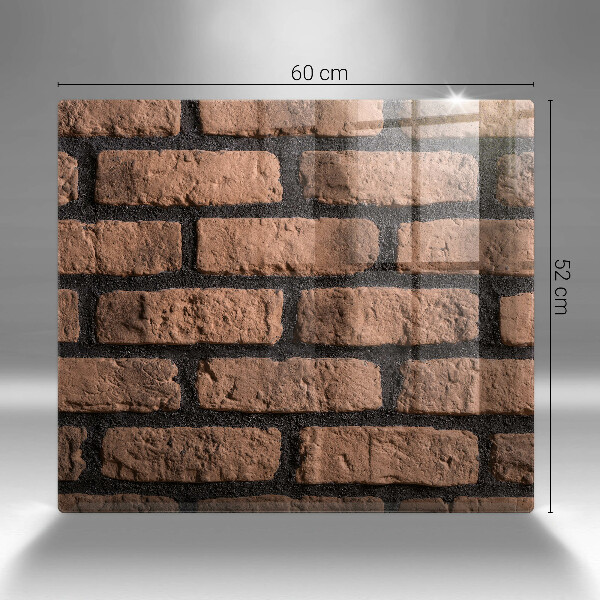 Protection plaque induction Mur de briques
