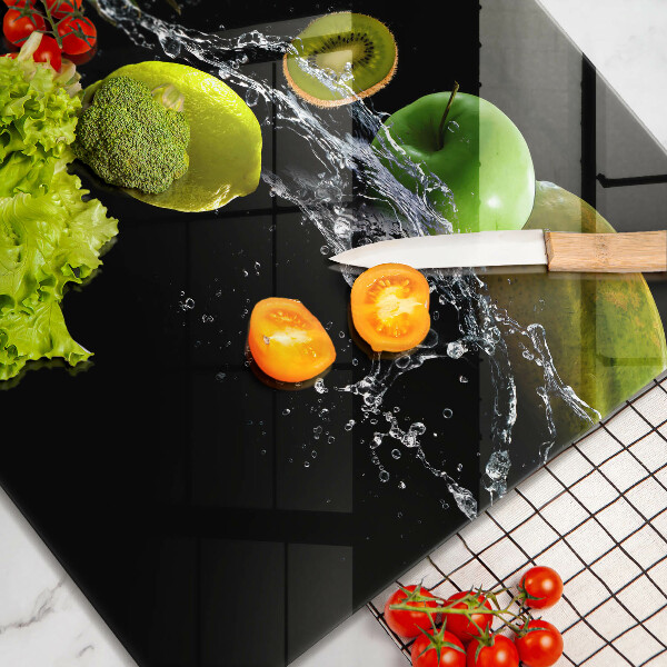 Protection plaque induction Fruits dans l'eau