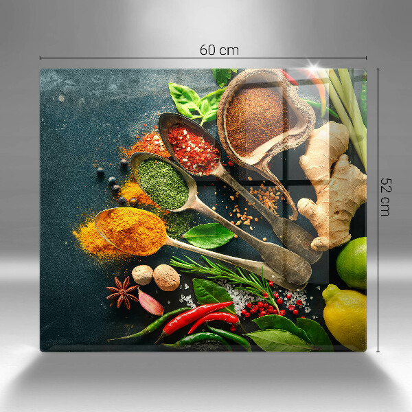Cache plaque de cuisson Cuillères à épices de cuisine