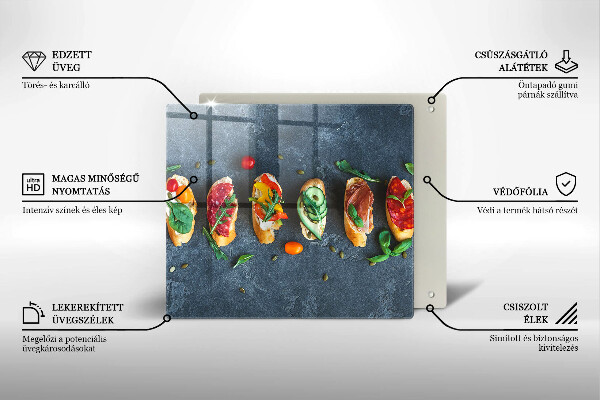 Protection plaque induction Sandwichs colorés