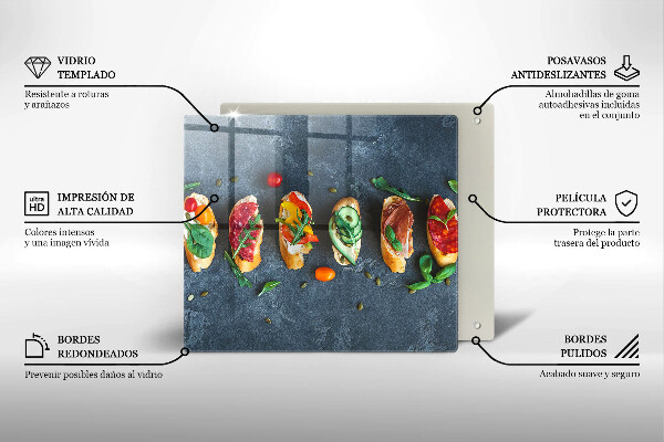 Protection plaque induction Sandwichs colorés