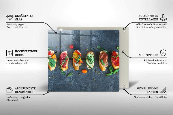 Protection plaque induction Sandwichs colorés