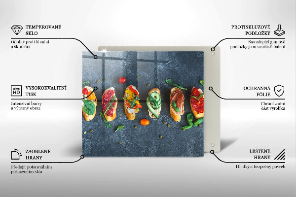 Protection plaque induction Sandwichs colorés