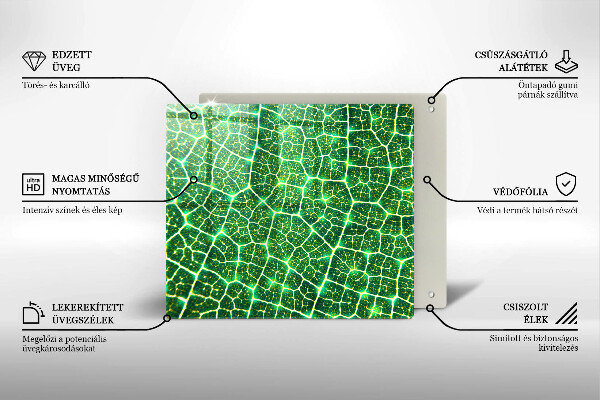 Protection plaque induction Structure des feuilles
