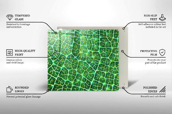 Protection plaque induction Structure des feuilles