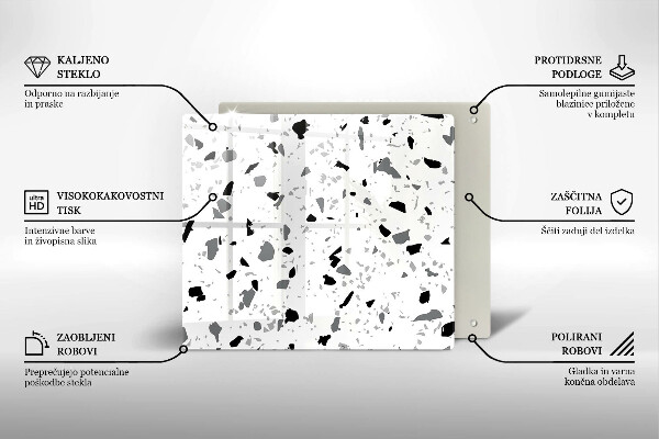 Protection plaque induction Grès décoratif