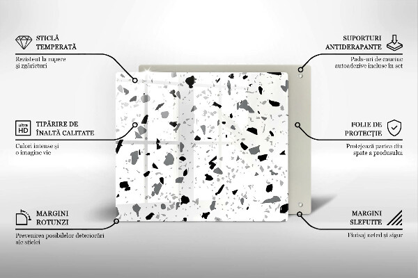 Protection plaque induction Grès décoratif