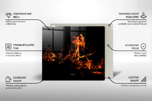 Protection plaque induction Allume une flamme vivante