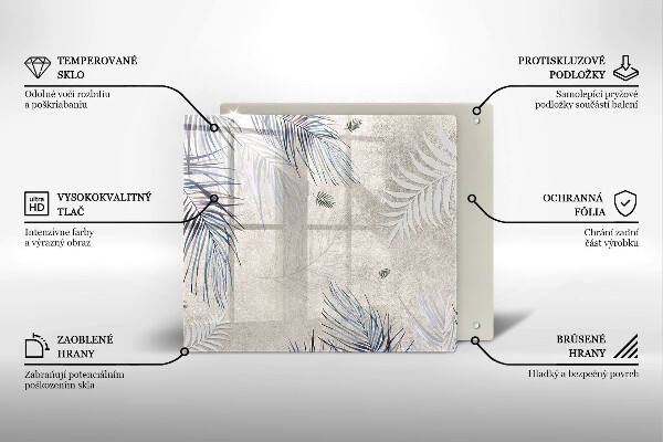 Protection plaque induction Feuilles subtiles