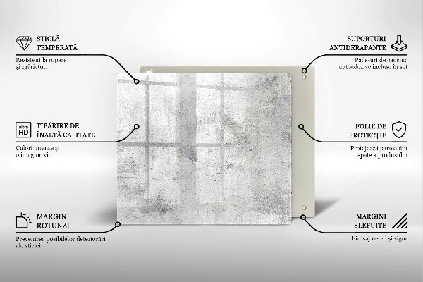 Protection plaque induction Texture béton