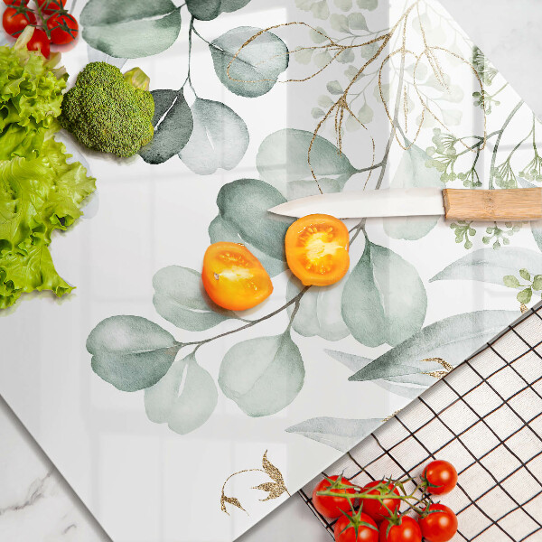 Protection plaque induction Plantes peintes