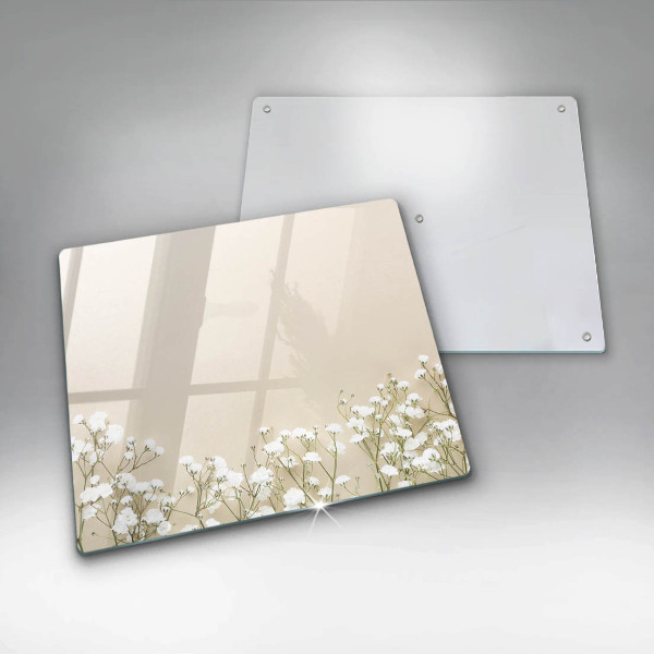 Protection plaque induction Fleurs de bohème en plâtre
