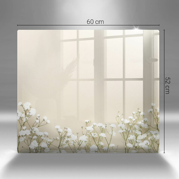 Protection plaque induction Fleurs de bohème en plâtre