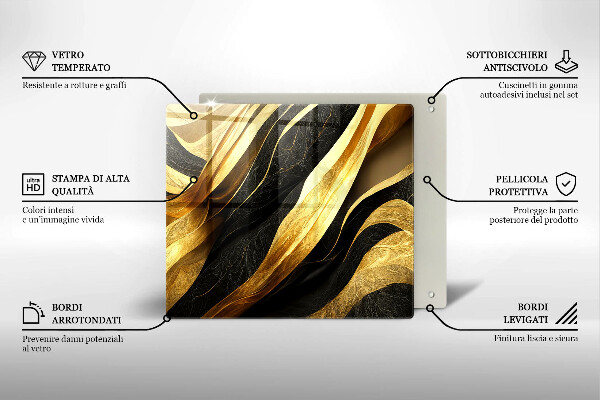 Protection plaque induction Abstraction élégante