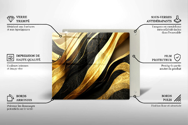 Protection plaque induction Abstraction élégante