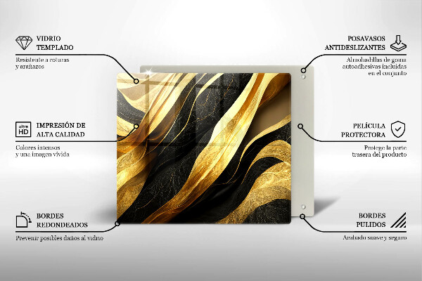 Protection plaque induction Abstraction élégante